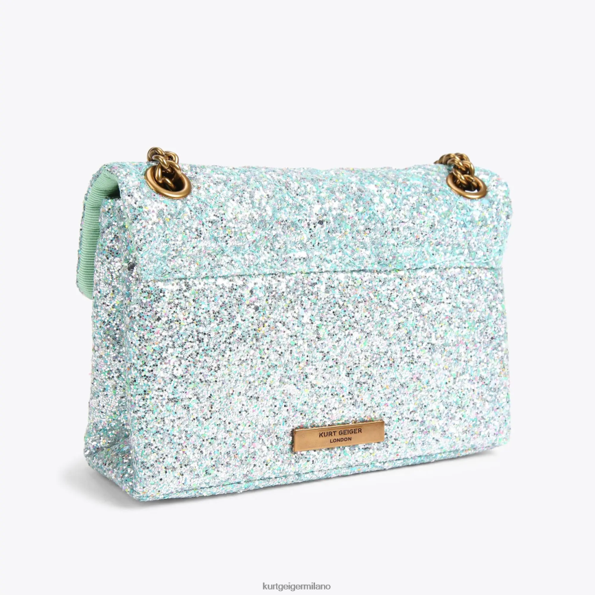 esso Kurt Geiger donne Borsa London mini Kensington verde pallido 8024FF93 | borse
