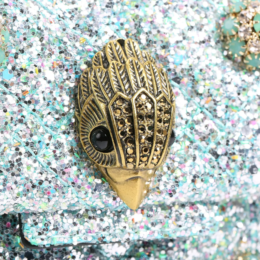 esso Kurt Geiger donne Borsa London mini Kensington verde pallido 8024FF93 | borse