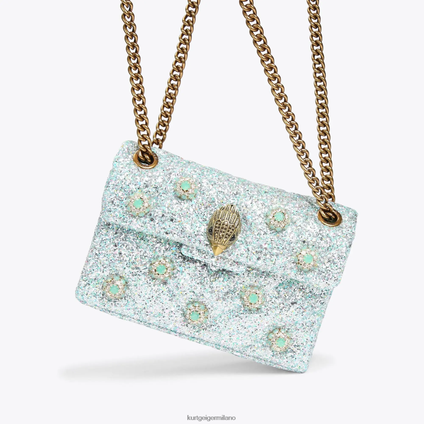esso Kurt Geiger donne Borsa London mini Kensington verde pallido 8024FF93 | borse
