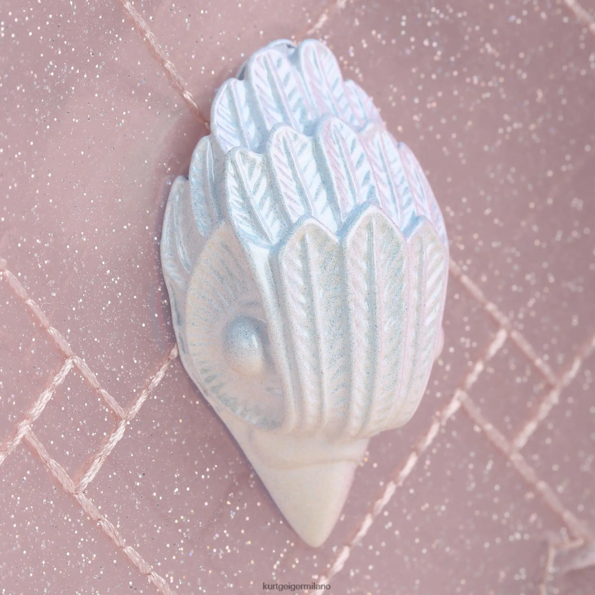 esso Kurt Geiger donne Londra glitter mini kensington rosa pallido 8024FF66 | borse