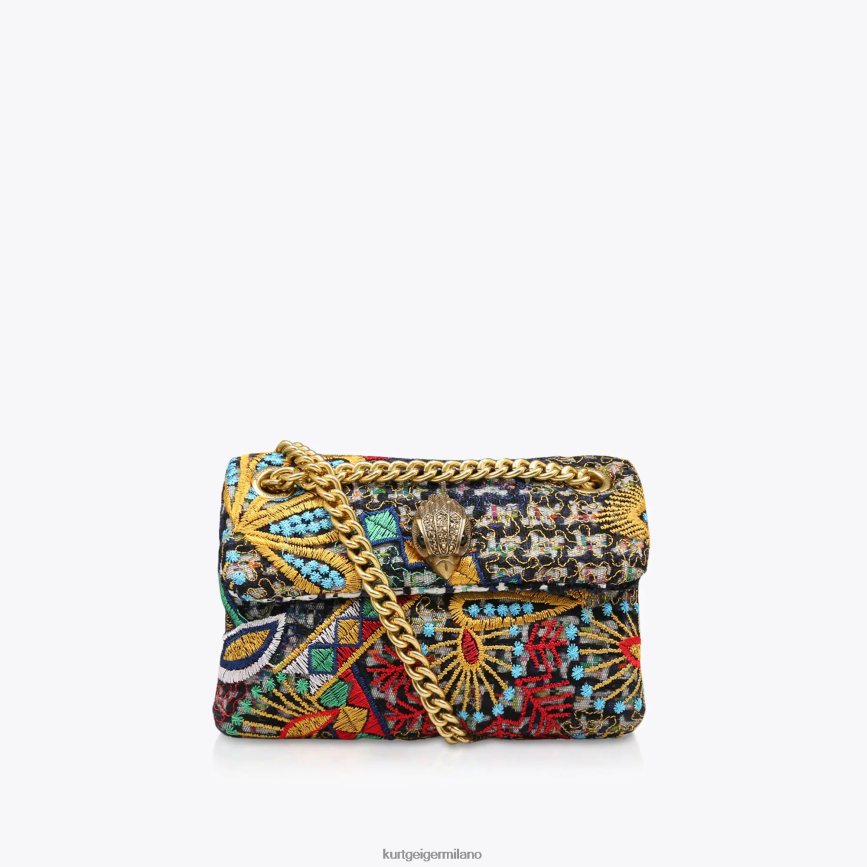 esso Kurt Geiger donne Londra tweed mini kensington multi/altro 8024FF28 | borse