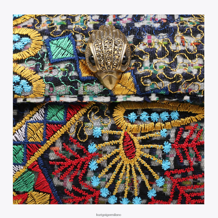 esso Kurt Geiger donne Londra tweed mini kensington multi/altro 8024FF28 | borse