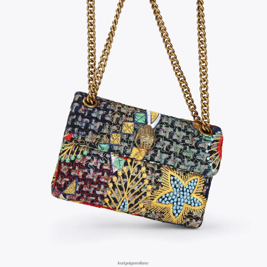 esso Kurt Geiger donne Londra tweed mini kensington multi/altro 8024FF28 | borse