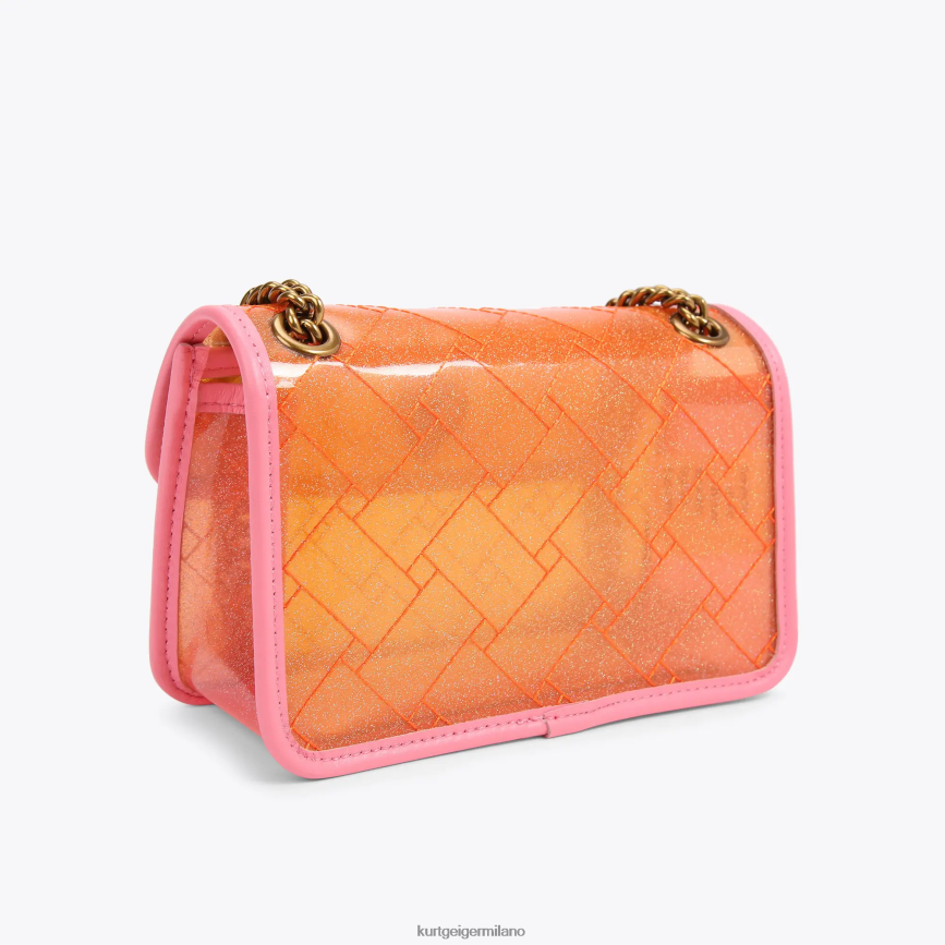 esso Kurt Geiger donne Londra vinile mini kensington giallo 8024FF91 | borse