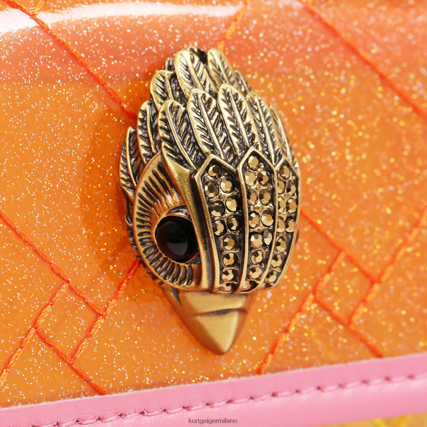 esso Kurt Geiger donne Londra vinile mini kensington giallo 8024FF91 | borse