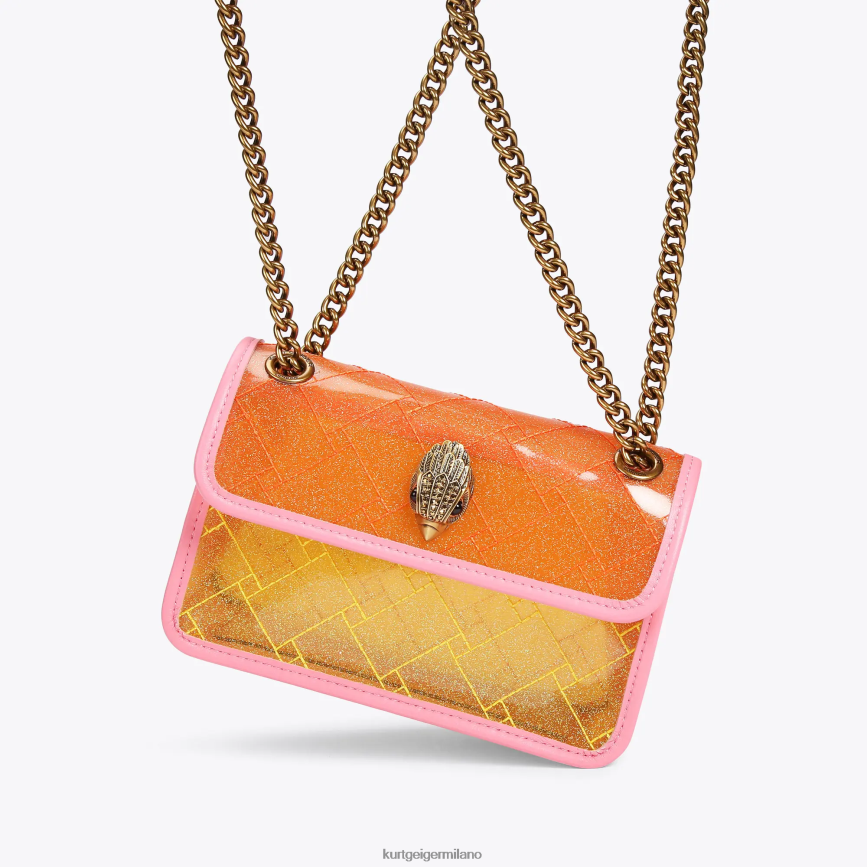 esso Kurt Geiger donne Londra vinile mini kensington giallo 8024FF91 | borse