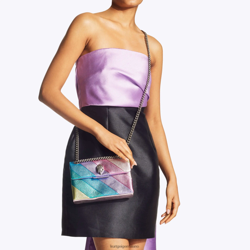 esso Kurt Geiger donne Mini Kensington in pelle di Londra altro 8024FF17 | borse