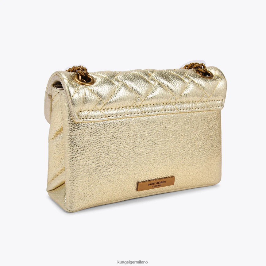 esso Kurt Geiger donne Occhio kensington mini in pelle London oro 8024FF108 | borse