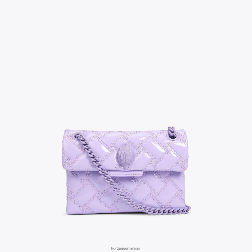 esso Kurt Geiger donne londra mini kensington inzuppato lilla 8024FF87 | borse