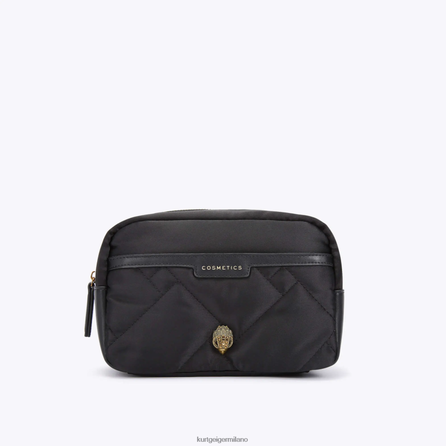 esso Kurt Geiger donne pochette per cosmetici riciclata London nero 8024FF280 | borse