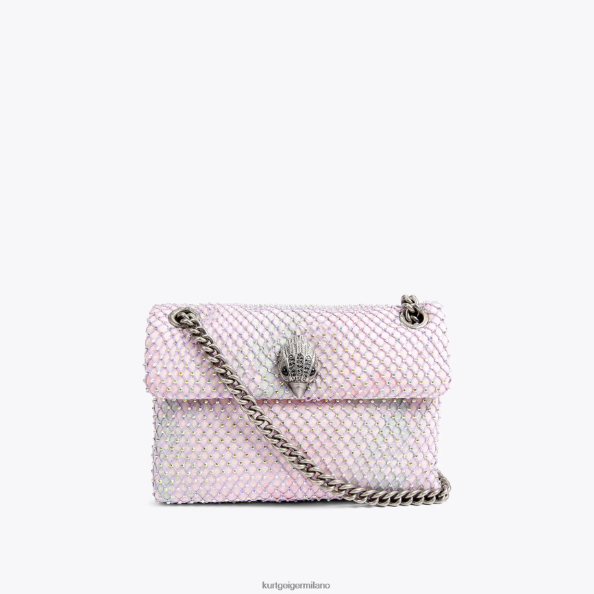 esso Kurt Geiger donne tessuto londra mini kensington combinazione di metalli 8024FF38 | borse