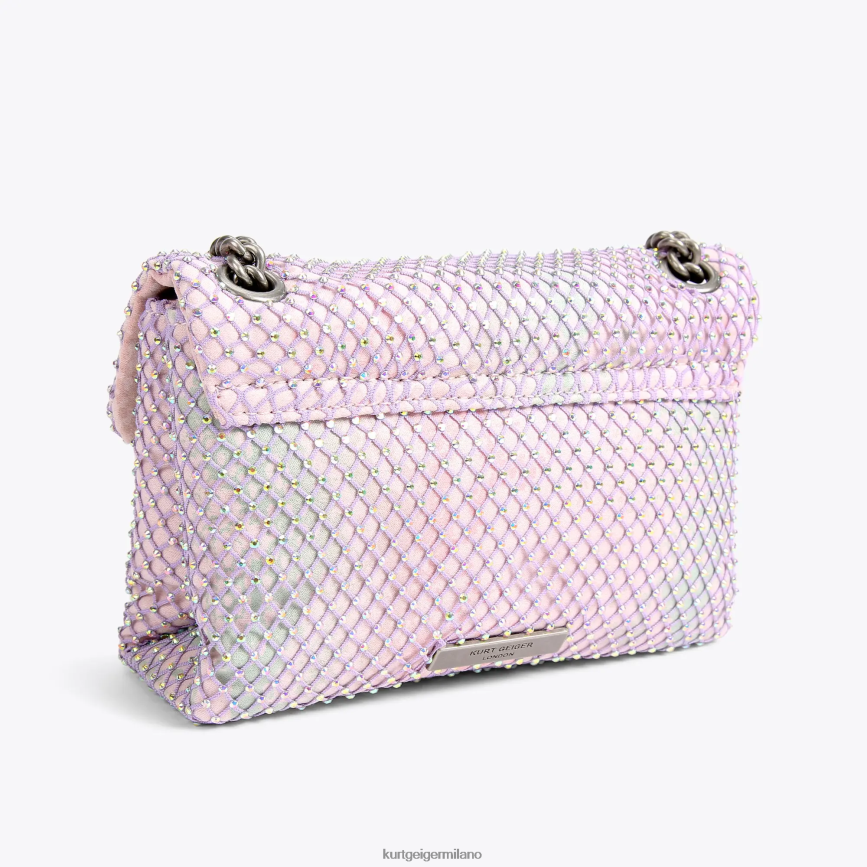 esso Kurt Geiger donne tessuto londra mini kensington combinazione di metalli 8024FF38 | borse