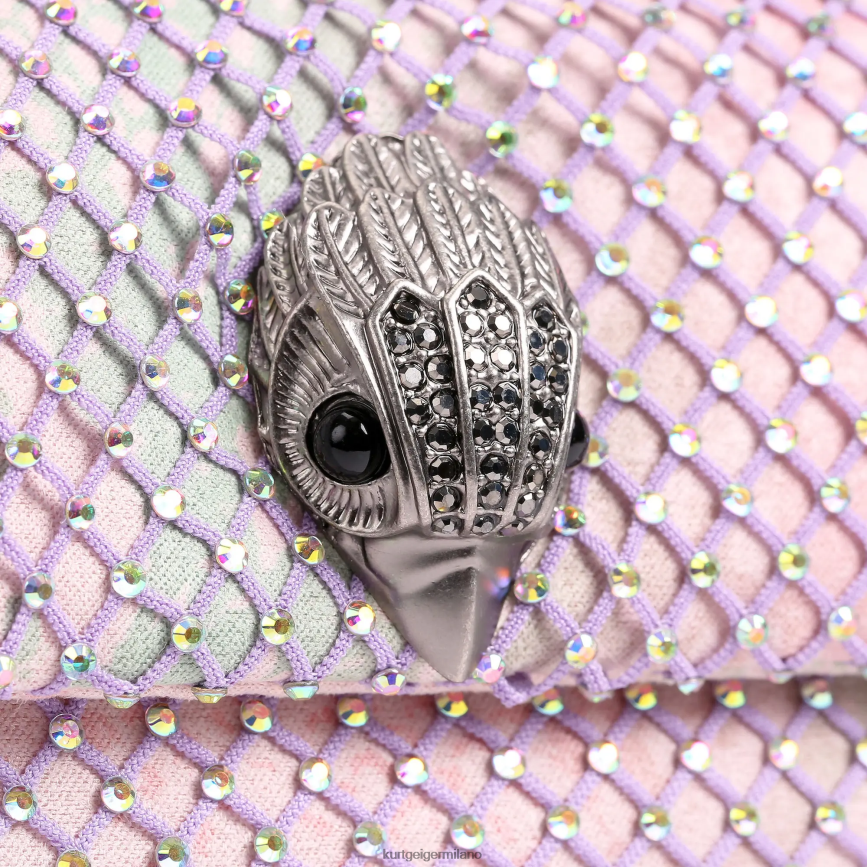 esso Kurt Geiger donne tessuto londra mini kensington combinazione di metalli 8024FF38 | borse