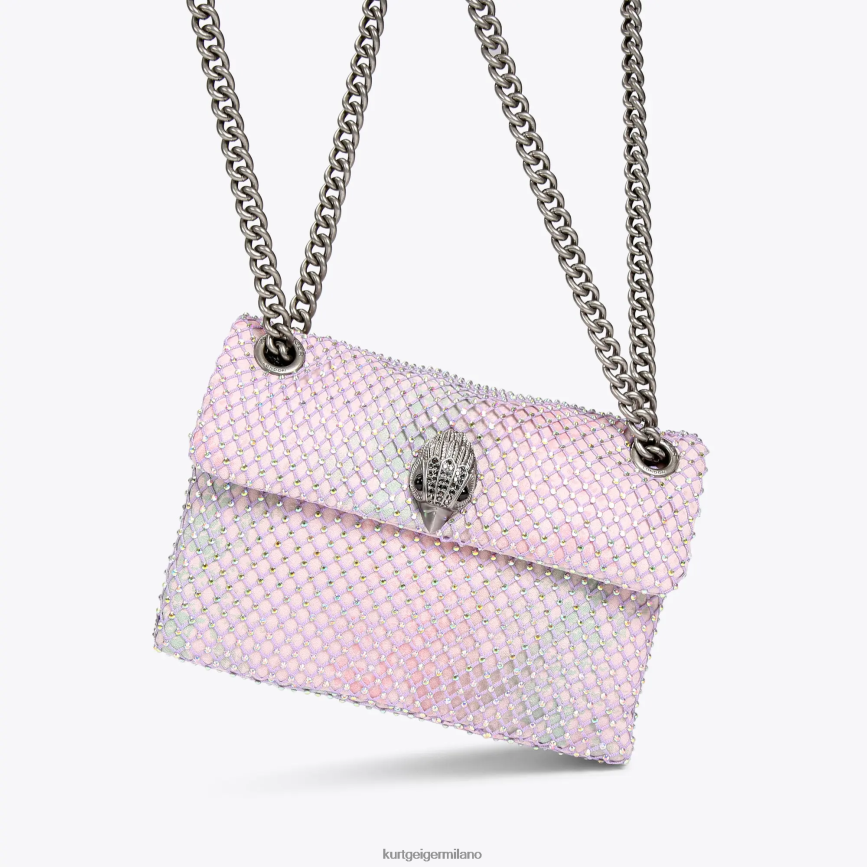 esso Kurt Geiger donne tessuto londra mini kensington combinazione di metalli 8024FF38 | borse