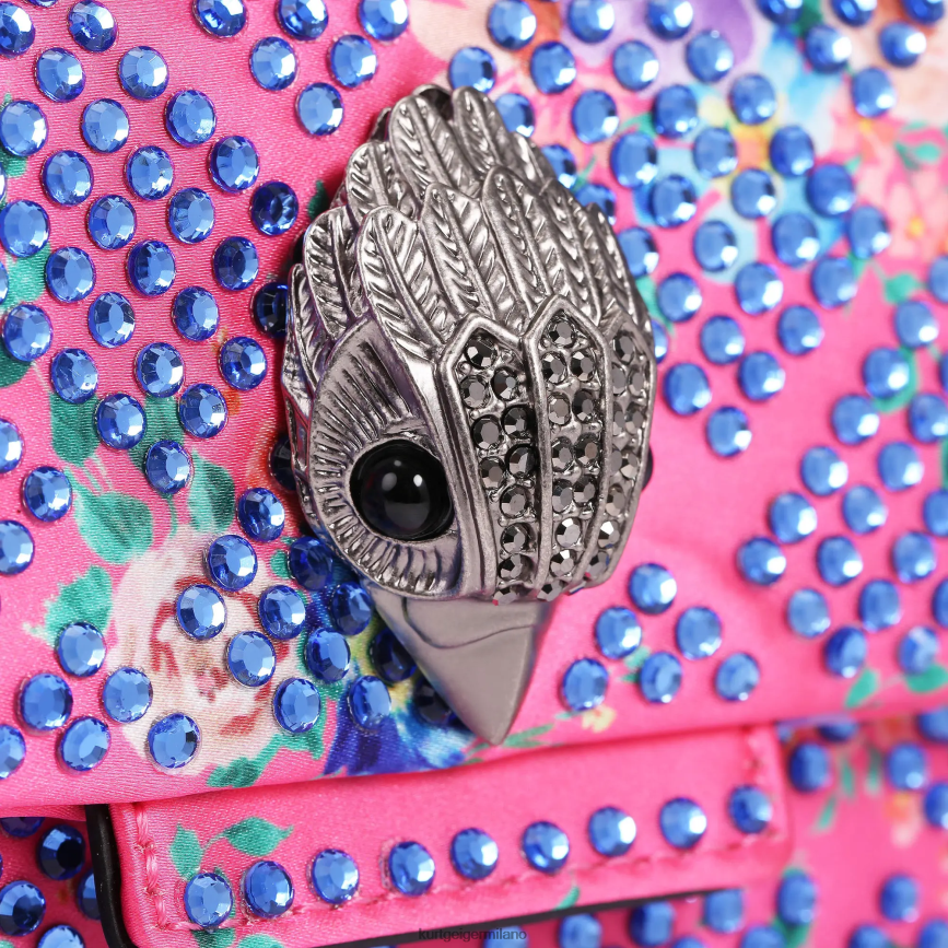 esso Kurt Geiger donne tessuto londra mini kensington combinazione rosa 8024FF36 | borse