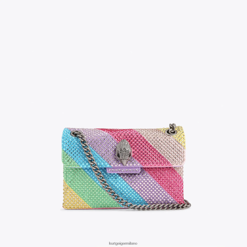 esso Kurt Geiger donne tessuto londra mini kensington multi/altro 8024FF12 | borse