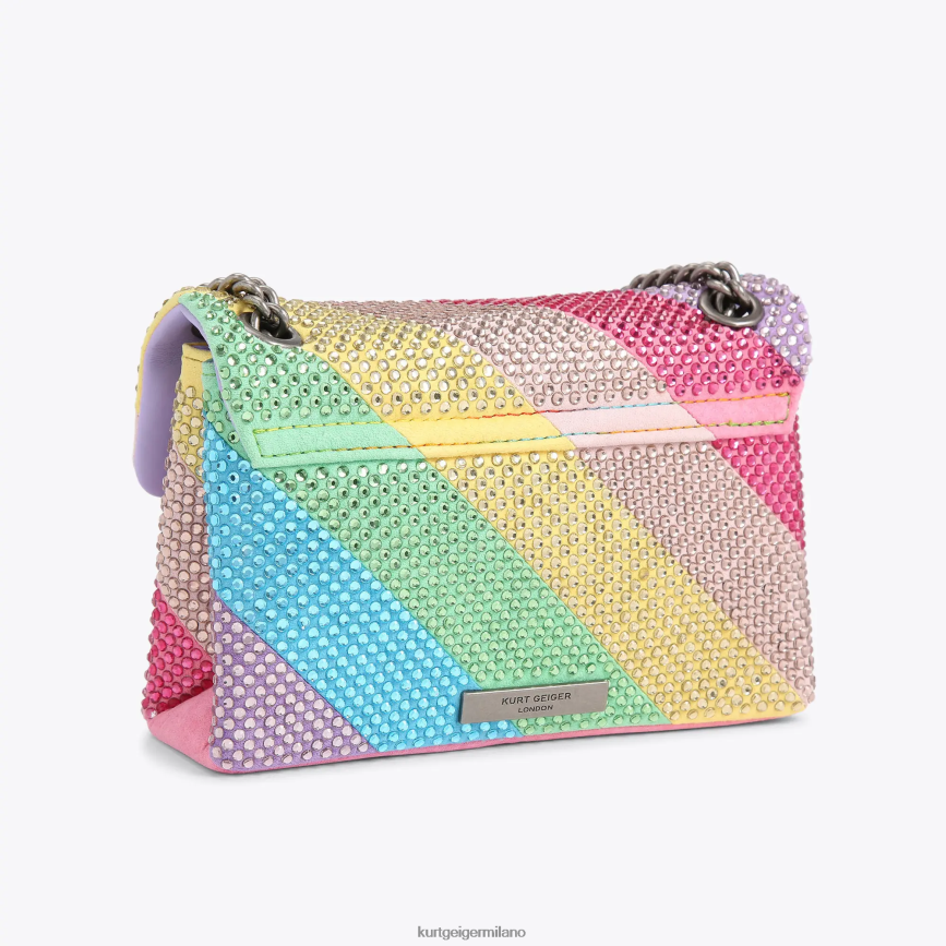 esso Kurt Geiger donne tessuto londra mini kensington multi/altro 8024FF12 | borse