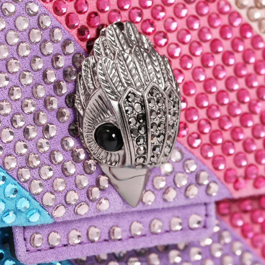 esso Kurt Geiger donne tessuto londra mini kensington multi/altro 8024FF12 | borse