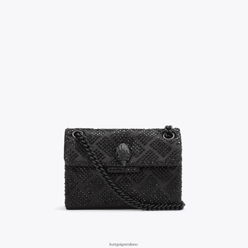 esso Kurt Geiger donne tessuto londra mini kensington nero 8024FF40 | borse