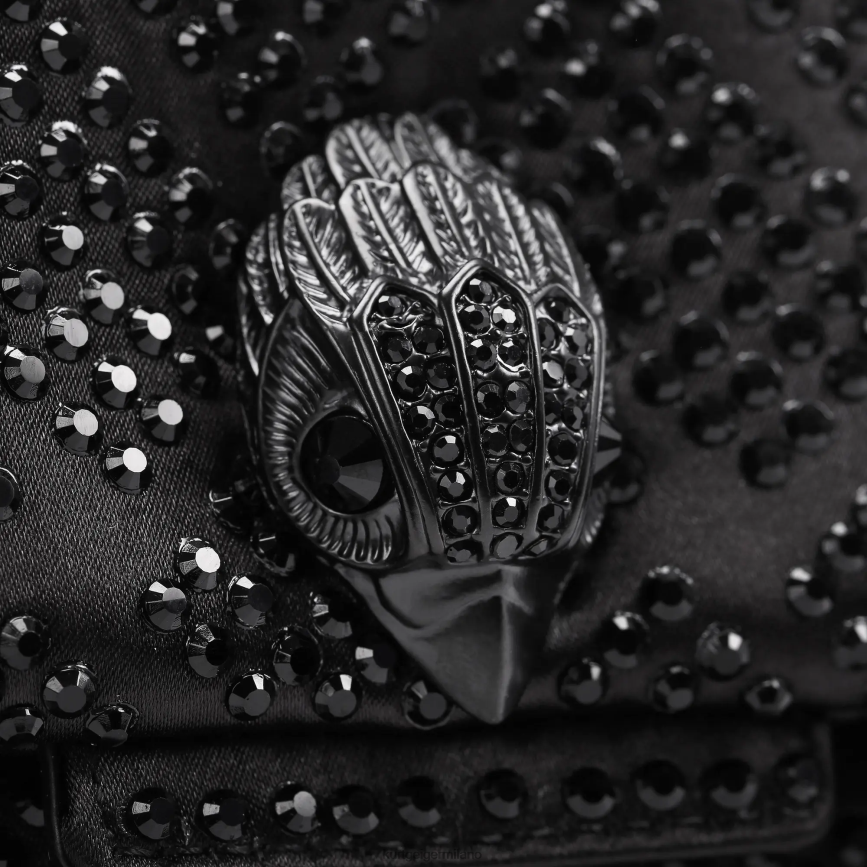 esso Kurt Geiger donne tessuto londra mini kensington nero 8024FF40 | borse