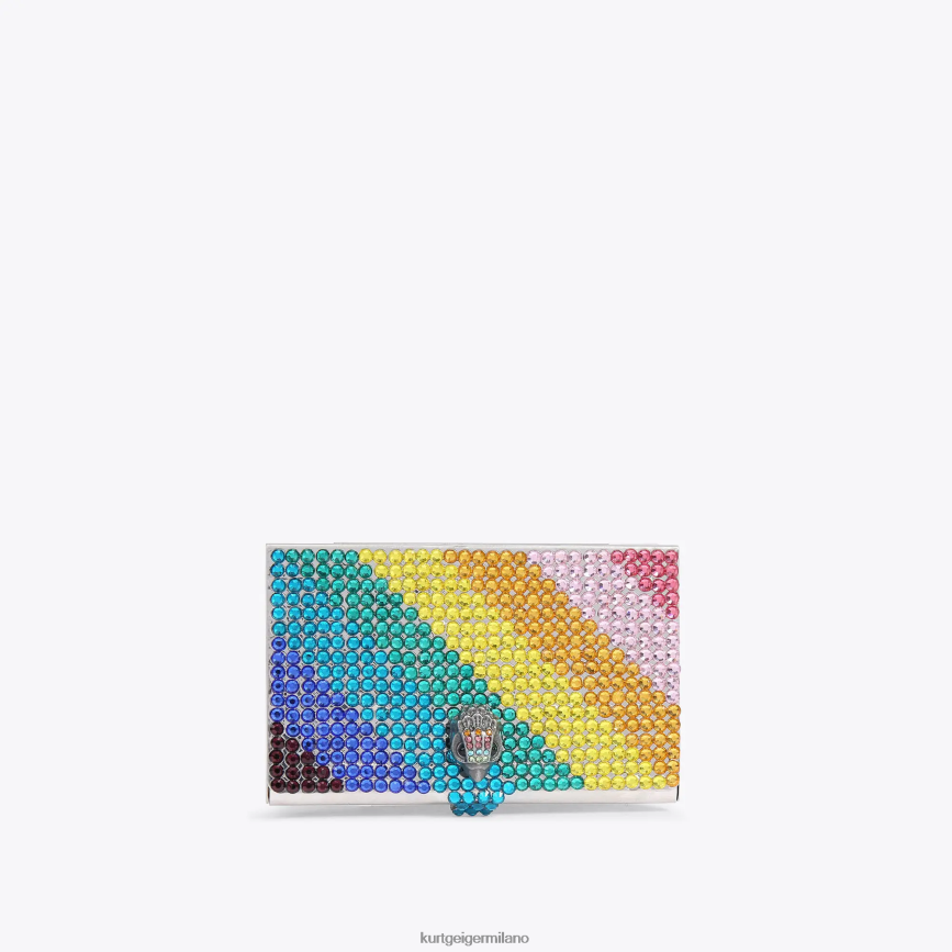 esso Kurt Geiger donne Porta carte di cristallo London multi/altro 8024FF230 | borse