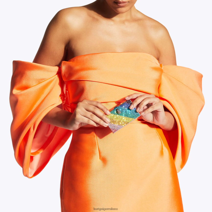 esso Kurt Geiger donne Porta carte di cristallo London multi/altro 8024FF230 | borse