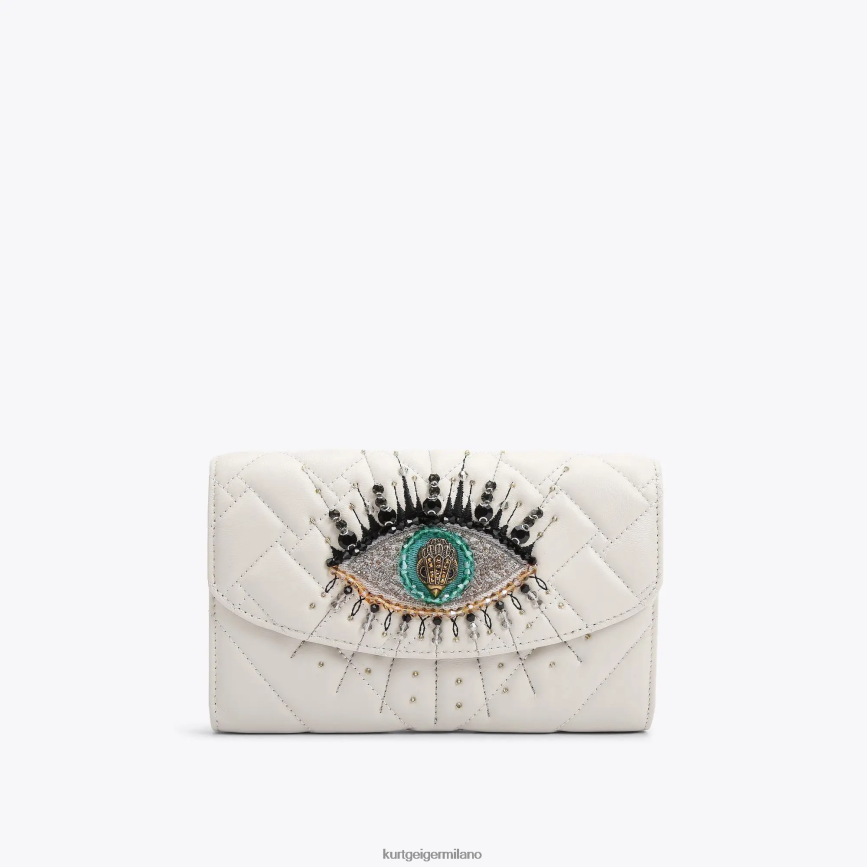 esso Kurt Geiger donne Portafoglio con catena London Kensington Eye osso 8024FF56 | borse