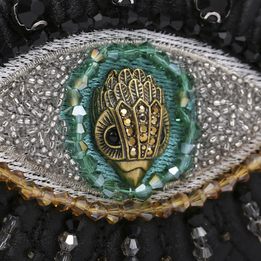 esso Kurt Geiger donne Portafoglio con catena London Kensington nero 8024FF96 | borse