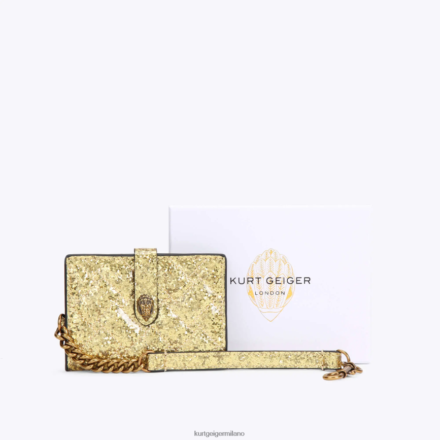 esso Kurt Geiger donne carta specchio di londra kensington oro 8024FF566 | borse