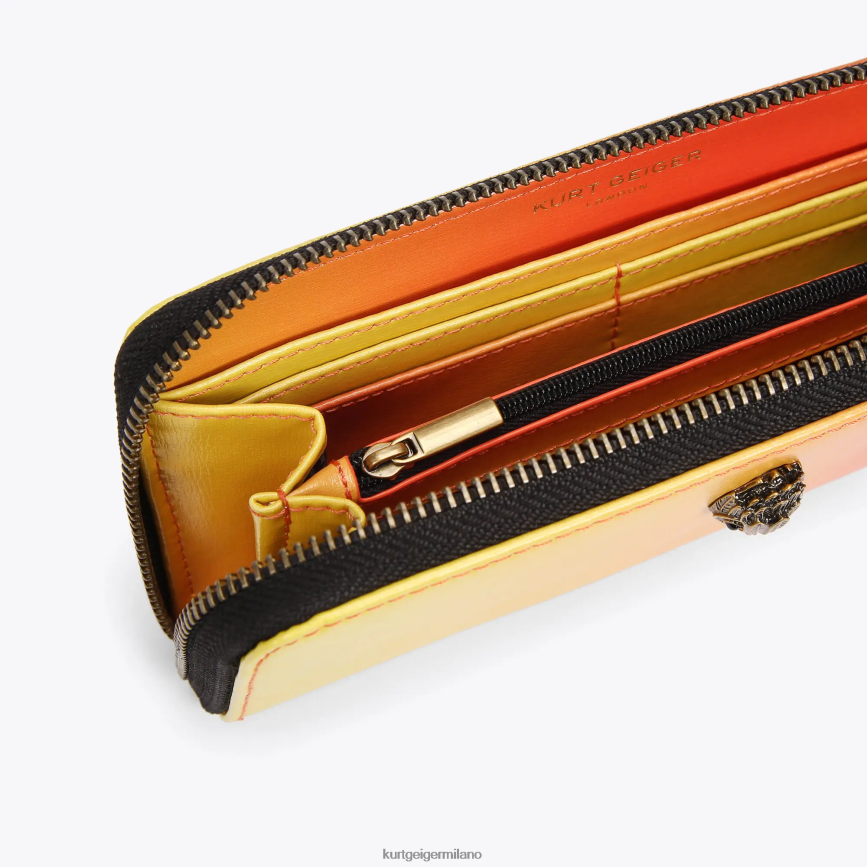 esso Kurt Geiger donne londra zip intorno a Shoreditch giallo 8024FF540 | borse