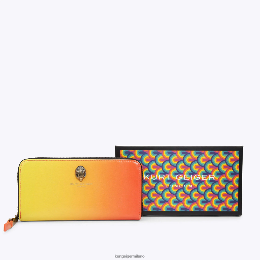 esso Kurt Geiger donne londra zip intorno a Shoreditch giallo 8024FF540 | borse