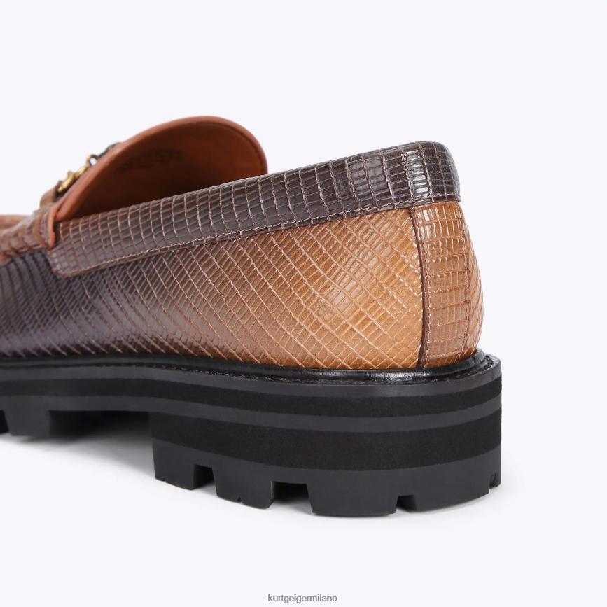 esso Kurt Geiger donne Mocassino grosso London Carnaby marrone medio 8024FF394 | calzature