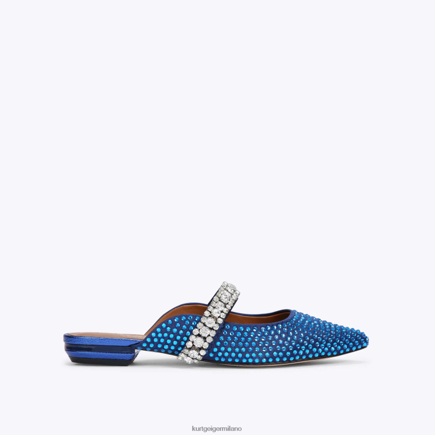 esso Kurt Geiger donne cristalli principeschi di Londra blu scuro 8024FF684 | calzature