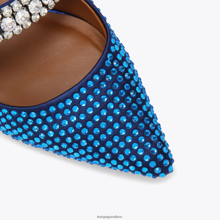 esso Kurt Geiger donne cristalli principeschi di Londra blu scuro 8024FF684 | calzature
