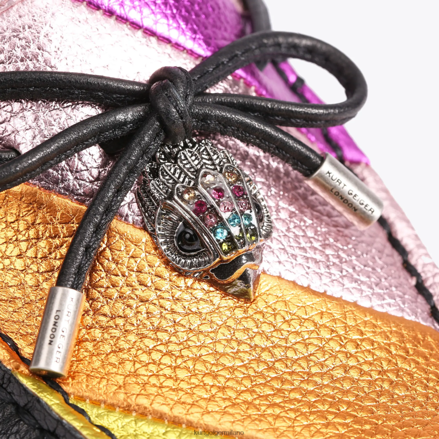 esso Kurt Geiger donne mocassino con aquila londinese altro nero 8024FF227 | calzature