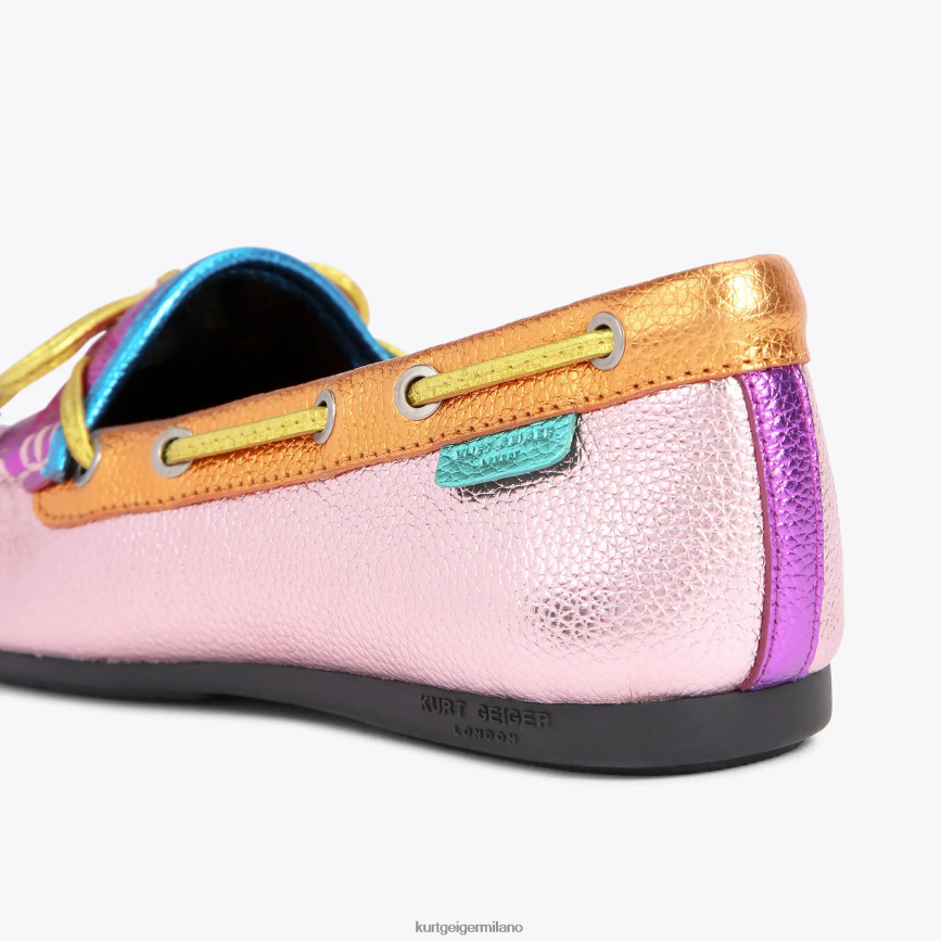 esso Kurt Geiger donne mocassino con aquila londinese combinazione rosa 8024FF218 | calzature