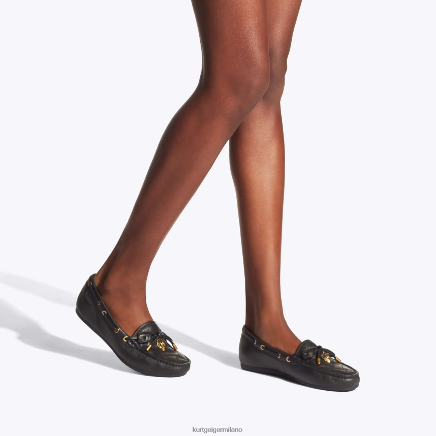 esso Kurt Geiger donne mocassino con aquila londinese nero 8024FF355 | calzature