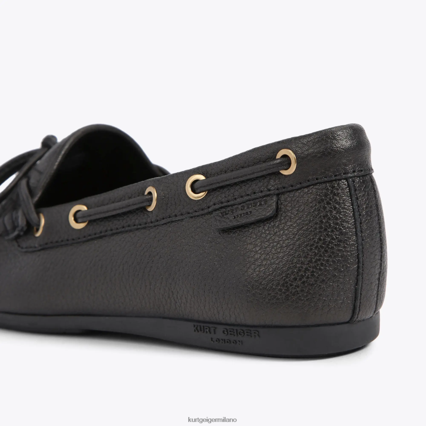 esso Kurt Geiger donne mocassino con aquila londinese nero 8024FF355 | calzature