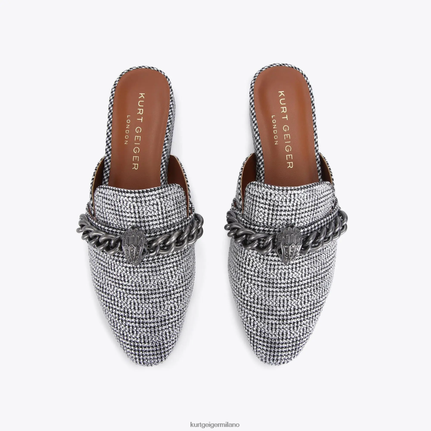 esso Kurt Geiger donne mulo chelsea di londra argento 8024FF362 | calzature