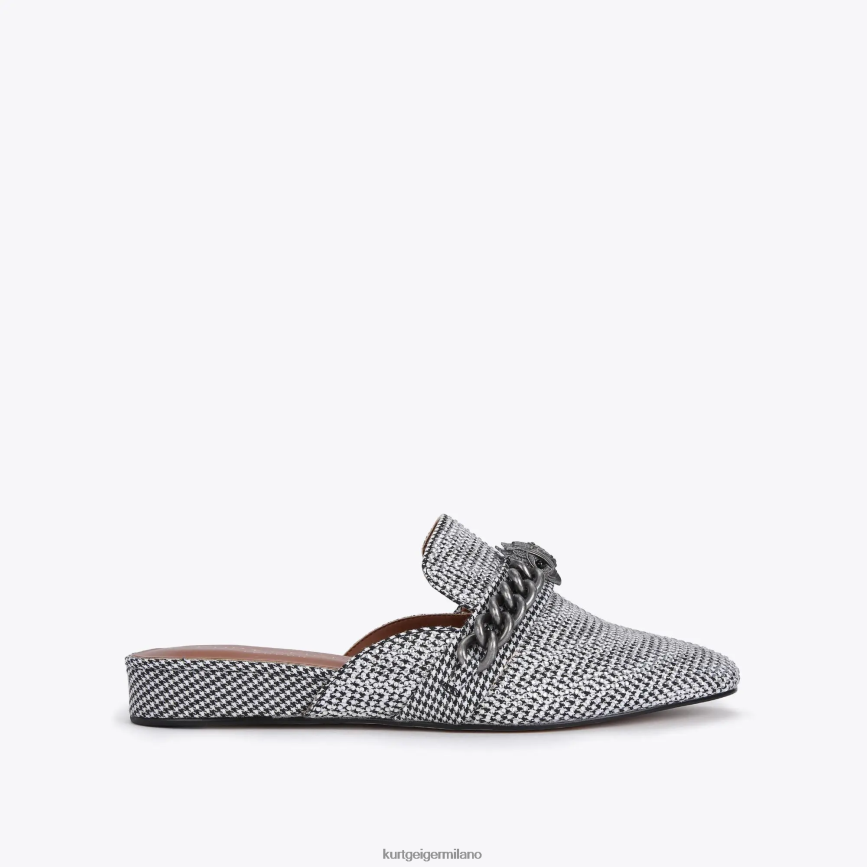 esso Kurt Geiger donne mulo chelsea di londra argento 8024FF362 | calzature