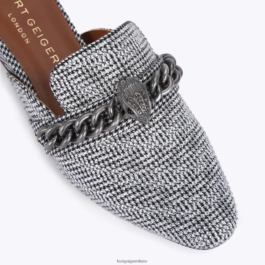 esso Kurt Geiger donne mulo chelsea di londra argento 8024FF362 | calzature
