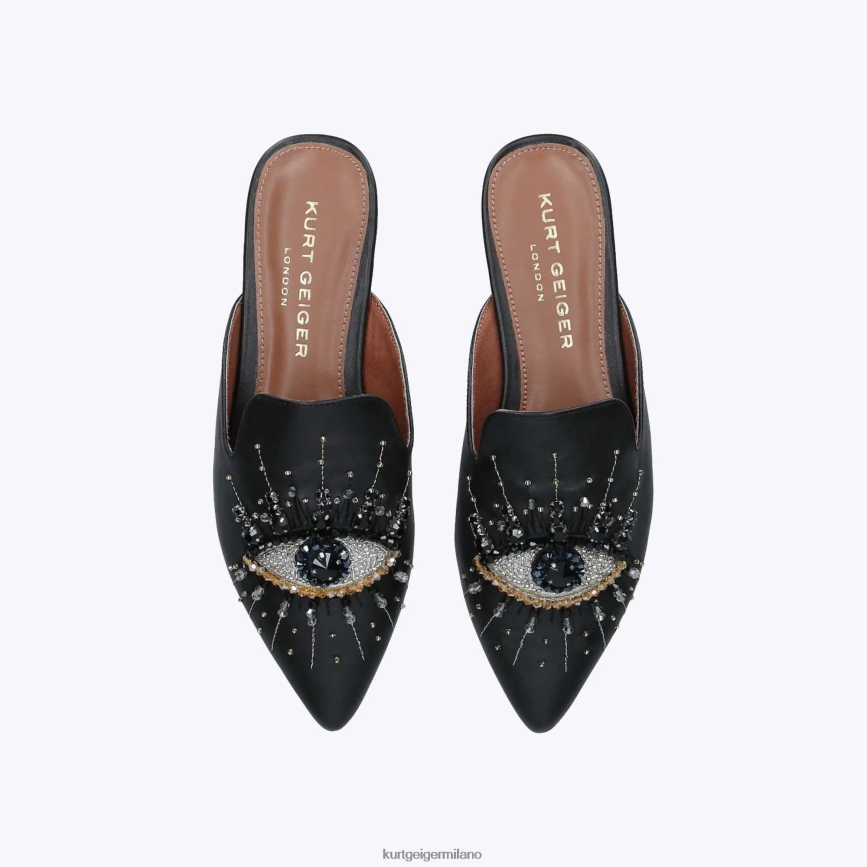 esso Kurt Geiger donne occhio d'oliva di Londra nero 8024FF360 | calzature