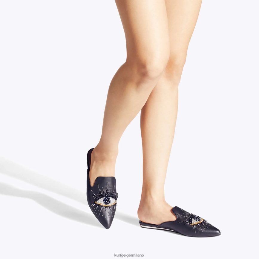 esso Kurt Geiger donne occhio d\'oliva di Londra nero 8024FF360 | calzature