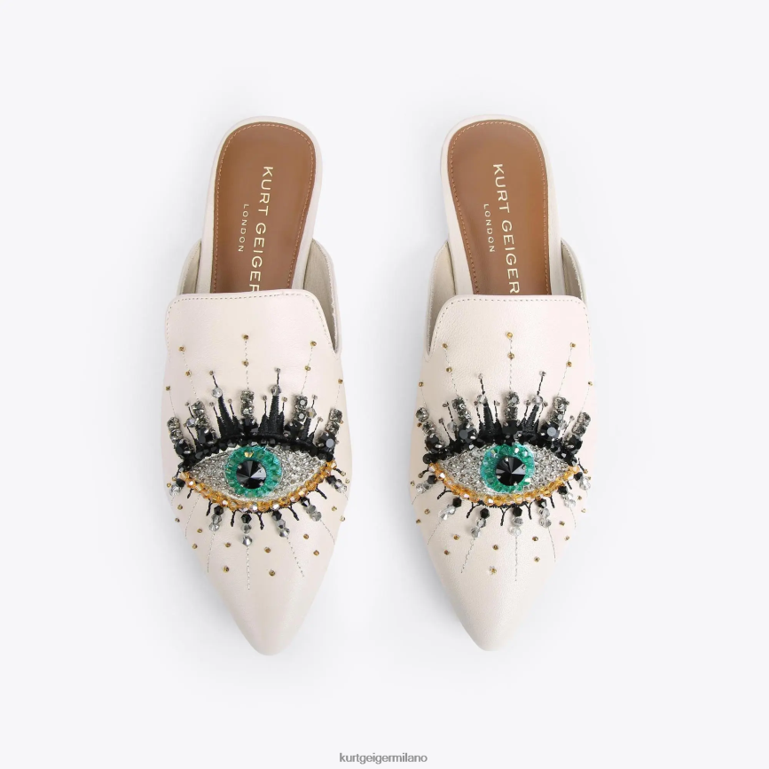 esso Kurt Geiger donne occhio d'oliva di Londra osso 8024FF367 | calzature