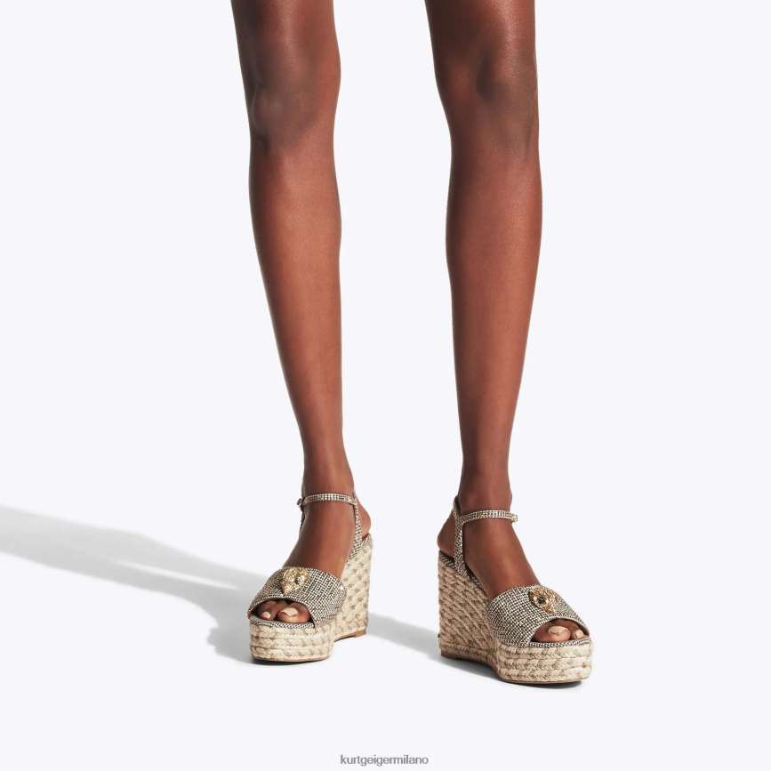esso Kurt Geiger donne Espadrillas London Kensington 105 beige 8024FF435 | calzature