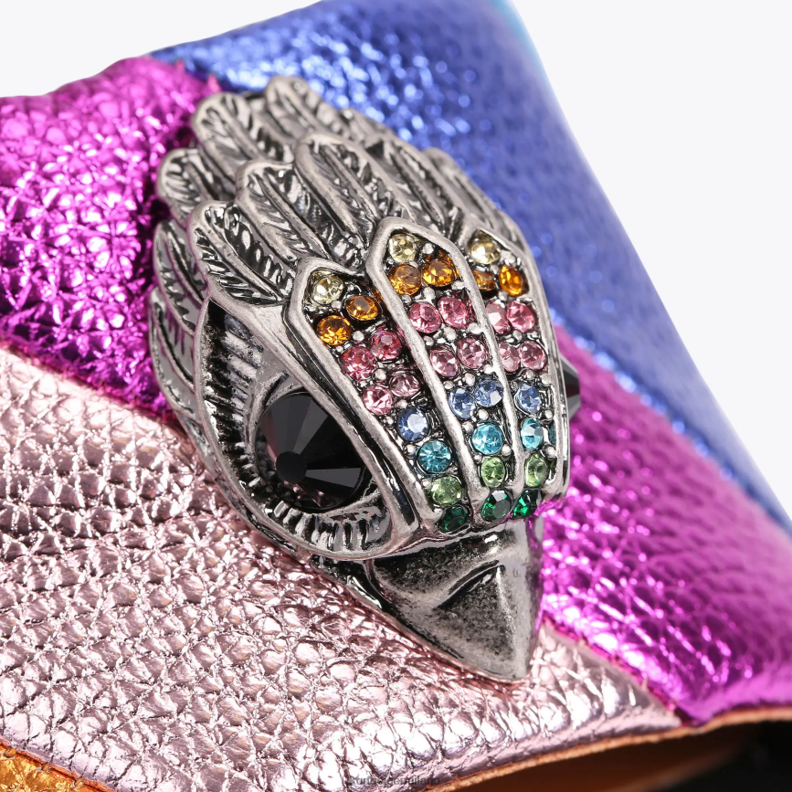 esso Kurt Geiger donne Espadrillas London Kensington 105 combinazione nera 8024FF220 | calzature