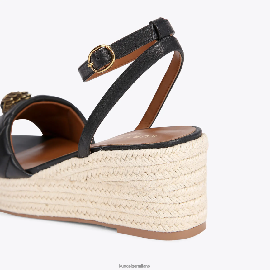 esso Kurt Geiger donne Espadrillas London Kensington 65 nero 8024FF333 | calzature
