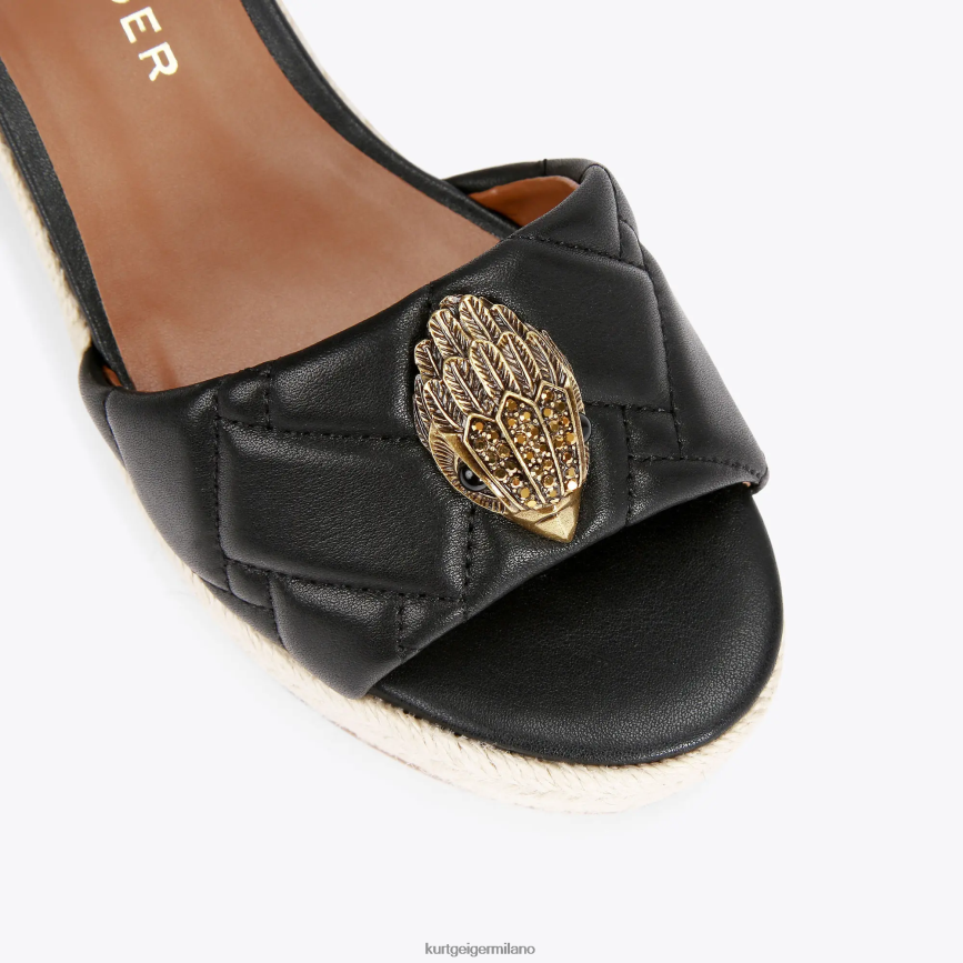 esso Kurt Geiger donne Espadrillas London Kensington 65 nero 8024FF333 | calzature