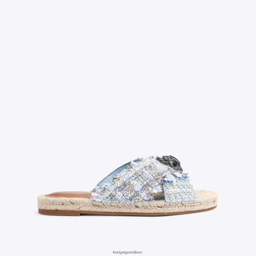 esso Kurt Geiger donne Espadrillas London Kensington blu pallido 8024FF444 | calzature
