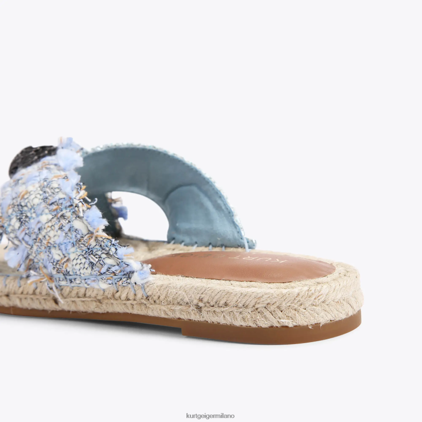 esso Kurt Geiger donne Espadrillas London Kensington blu pallido 8024FF444 | calzature